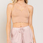 Lightweight Ruffle Trim Shorts