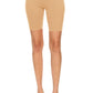Solid high waist biker shorts