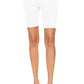 Solid high waist biker shorts