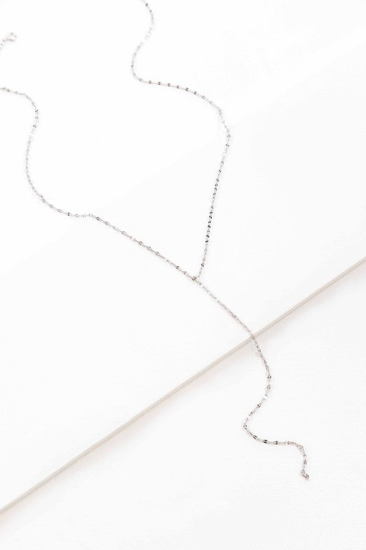 Chain Lariat Necklace