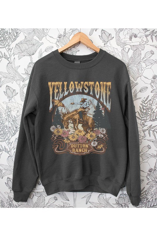 Yellowstone and Dutton Ranch Fleece Sweatshirt