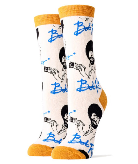 It's Bob Ross - Crew Socks