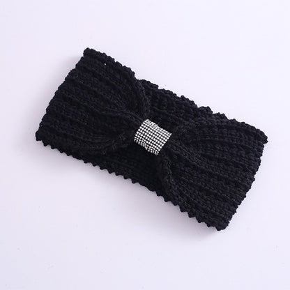 Rhinestone Knit Winter Headband