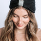 Rhinestone Knit Winter Headband