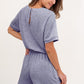 Short Sleeve Side Pocket Drawstring Romper