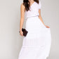 Tiered Midi Skirt