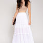 Tiered Midi Skirt