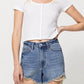 Distressed Mom Shorts