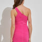 Pretty in Pink One Shoulder Dress