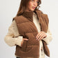 Corduroy Puffer Vest