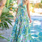 Printed Sleeveless Maxi Dress