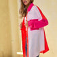 Color Block Button Up Shirt