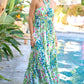 Printed Sleeveless Maxi Dress