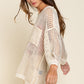 Oversized Fit See-through Pullover Sweater