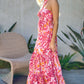 Printed Sleeveless Maxi Dress