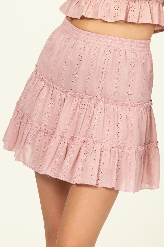Forever Classy Tiered Mini Skirt