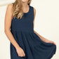 Good Girl Sleeveless Tiered Mini Dress