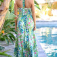 Printed Sleeveless Maxi Dress